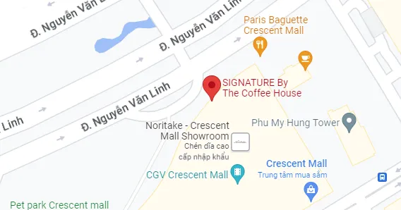 Hướng dẫn di chuyển đến The Coffee House Signature